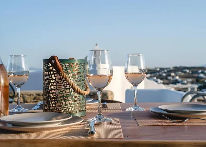 Villa Aegean Blue By Llb - In 500m. Kalafatis